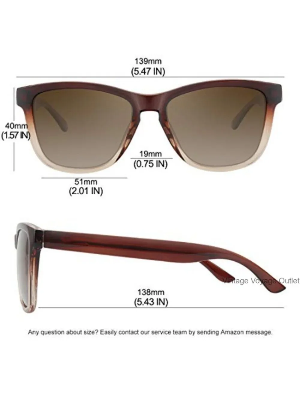 Polarized Sunglasses Women Men UV Protection Classic Retro Square